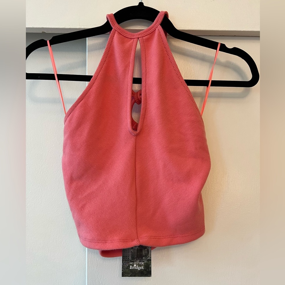 NWT Cut Out Halter Top S